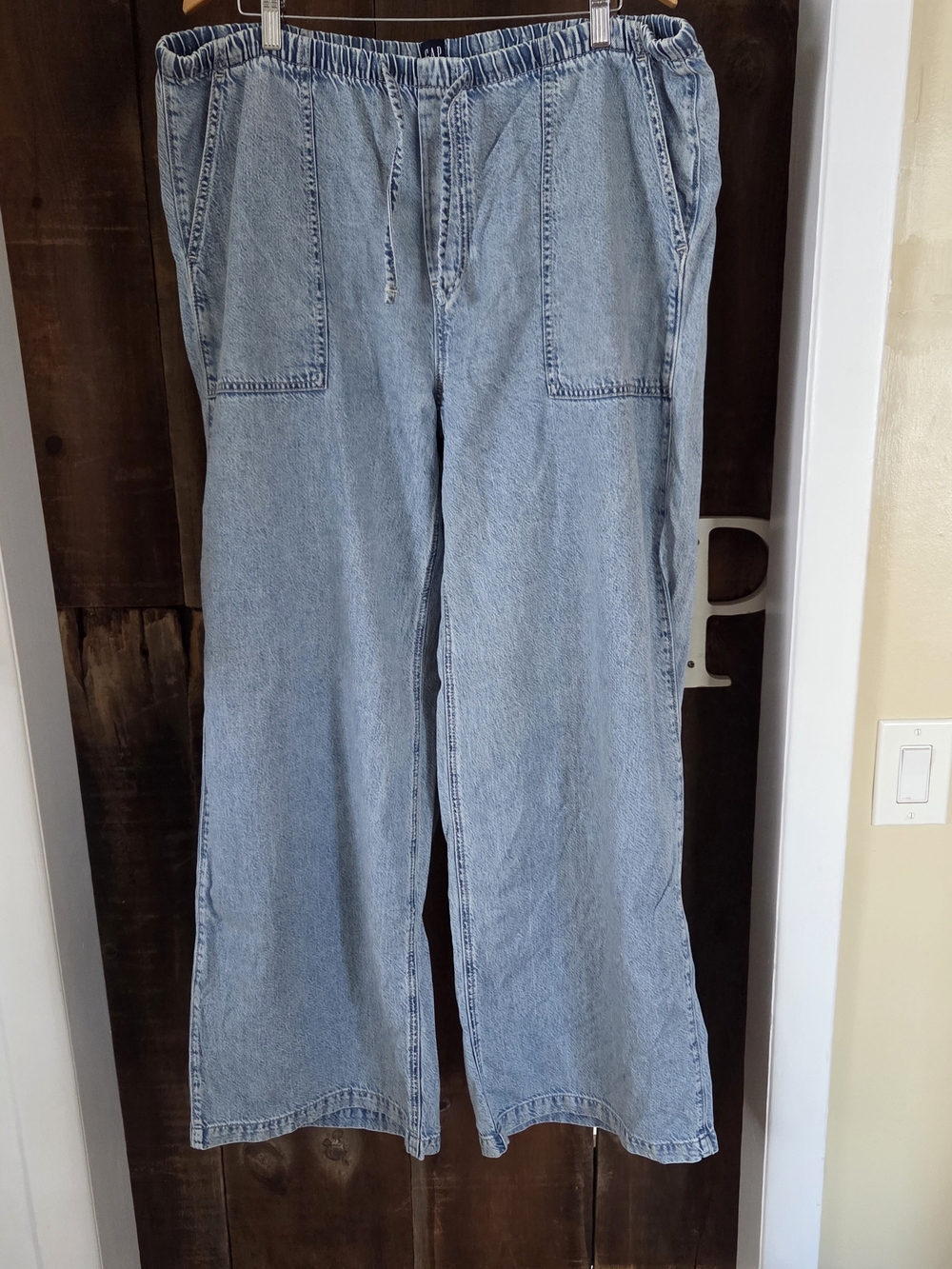 GAP Light Blue Women's Relaxed Drawstring Jeans